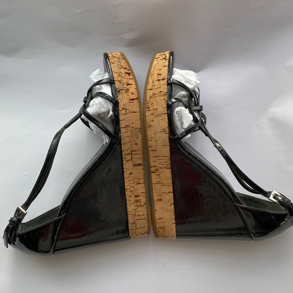 Patient Leather Platform Sandals - Picture 3 of 8